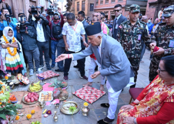 राष्ट्रपतिद्वारा नवदुर्गाको विशेष पूजा