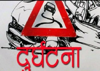 विरामी बोकेको एम्बुलेन्स रोकिराखेको ट्रकमा ठोक्किँदा ५ जना घाईते