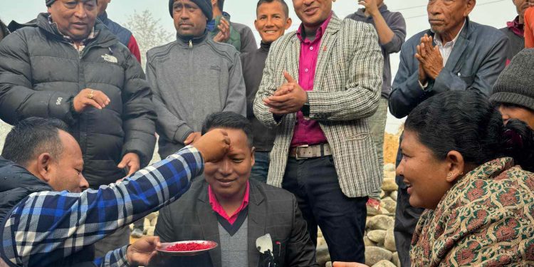 मरिण गाँऊपालिकाका अध्यक्ष  विमर्स मुक्तान ‘प्रख्यातले जिते जनताको मन