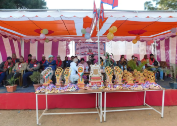 रामेछाप नगरको छैटौँ रनिङ शिल्ड प्रतियोगितामा गौरीशंकर प्रथम