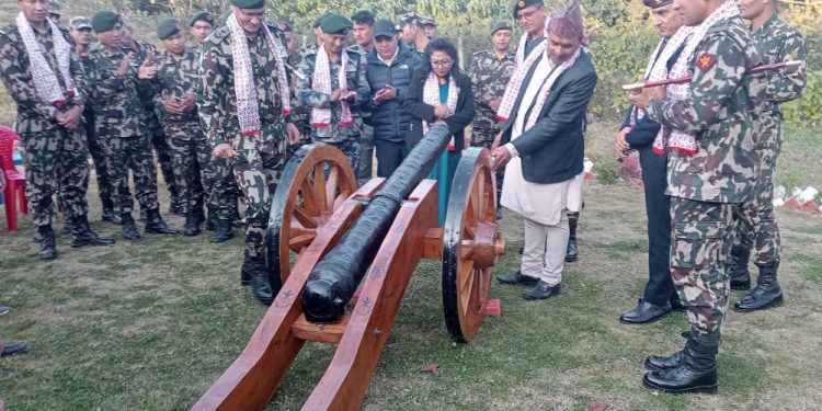 गोर्खाली–अंग्रेज बीचको युद्धको झल्को दिने कालीतोप सिन्धुलीमा भित्रियो