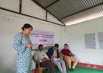 खाद्य अधिकार प्रभावित समुहको पैरवी कार्ययोजना तर्जुमा तथा सवाल हस्तान्तरण 