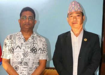 प्रदेशका खानेपानी तथा सिंचाइ मन्त्री श्रेष्ठ र उपप्रधान एवं भौतिक पुर्वाधार तथा यातायात मन्त्री महासेठबीच भेटवार्ता
