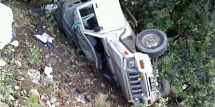 सिन्धुलीमा बोलेरो दुर्घटना, तीन जनाको मृत्यु