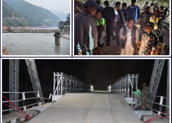 पुल निर्माण पुरा गरेर राजधानी फर्के कान्छाराम