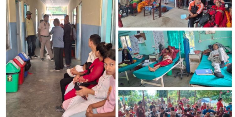 मन्थली अस्पतालमा बढ्यो बिरामीको चाप