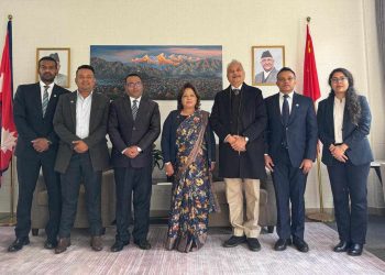 परराष्ट्रमन्त्री डा राणा छन्दुस्थित महावाणिज्यदूतावासमा