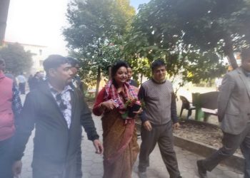मन्त्री खड्कीद्वारा बछौली माबि अवलोकन
