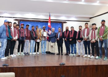 जनकपुर बोल्ट्सलाई प्रधानमन्त्रीको सम्मान