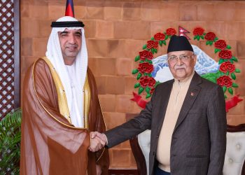 प्रधानमन्त्रीसँग युएईका राजदूतको शिष्टाचार भेट