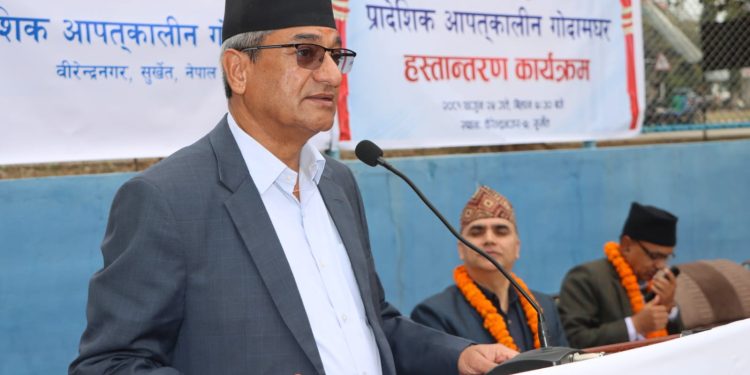 विपद् व्यवस्थापनको अधिकार प्रदेशमा हस्तान्तरण गरिनेः गृहमन्त्री लेखक