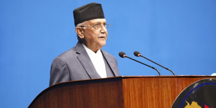 लोकतन्त्र कमजोर पार्ने प्रवृत्तिविरुद्ध सरकार दृढ रहेको प्रधानमन्त्री ओलीको भनाइ