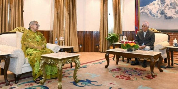 प्रधानमन्त्री कार्की र राष्ट्रपति पौडेलबीच भेटवार्ता