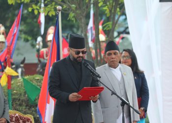 नवनियुक्त प्रधानमन्त्री शाहबाट शपथ ग्रहण