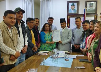 सञ्चारमन्त्री तिमिल्सिना र नेपाल पत्रकार महासङ्घबीच छलफल