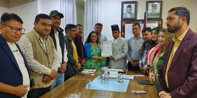 सञ्चारमन्त्री तिमिल्सिना र नेपाल पत्रकार महासङ्घबीच छलफल