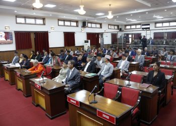 राष्ट्रियसभामा नवगठित सरकारलाई रचनात्मक सहयोग गर्ने सांसदहरूको प्रतिबद्धता