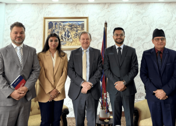 बेलायतका राजदूत र शिक्षामन्त्री पोखरेलबीच भेटवार्ता; शैक्षिक साझेदारी’ प्रस्ताव