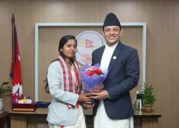 उपसभामुख रुबीकुमारी ठाकुरद्वारा पदभार ग्रहण