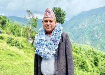 नेपाली कांग्रेस रामेछापको सभापतिमा केशव महतको उम्मेदवारी घोषणा
